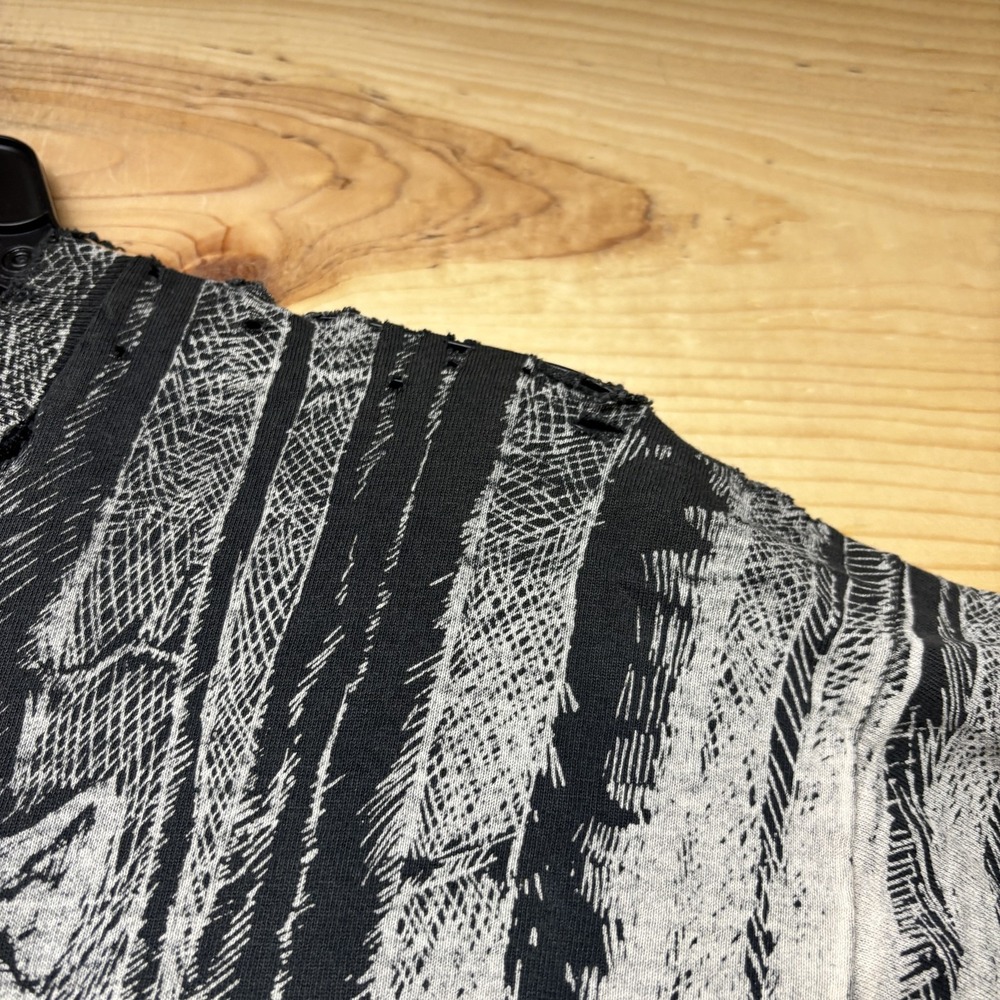 Vintage Cabela's Wolf Shirt Mens‎ XL Black Wilderness Animal Graphic Tee 90s USA - Picture 4 of 16